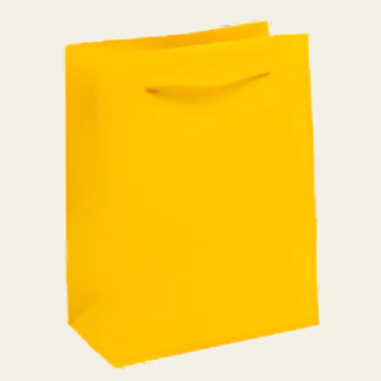 Yellow Paper Bags - Hot Custom Boxes