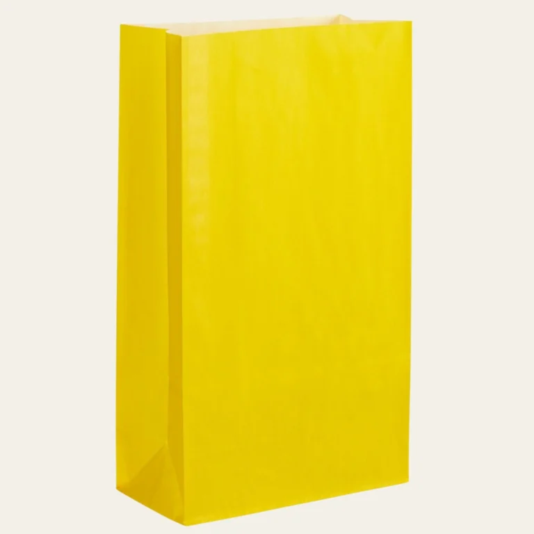Yellow Paper Bags - Hot Custom Boxes