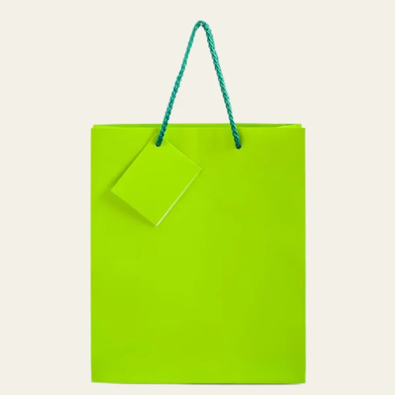Green Paper Bags - Hot Custom Boxes