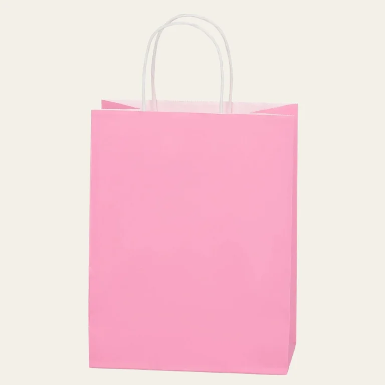 Pink Paper Bags - Hot Custom Boxes