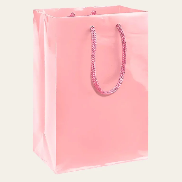 Pink Paper Bags - Hot Custom Boxes