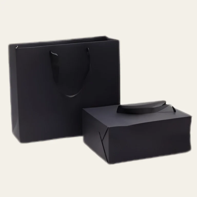 Black Paper Bags - Hot Custom Boxes