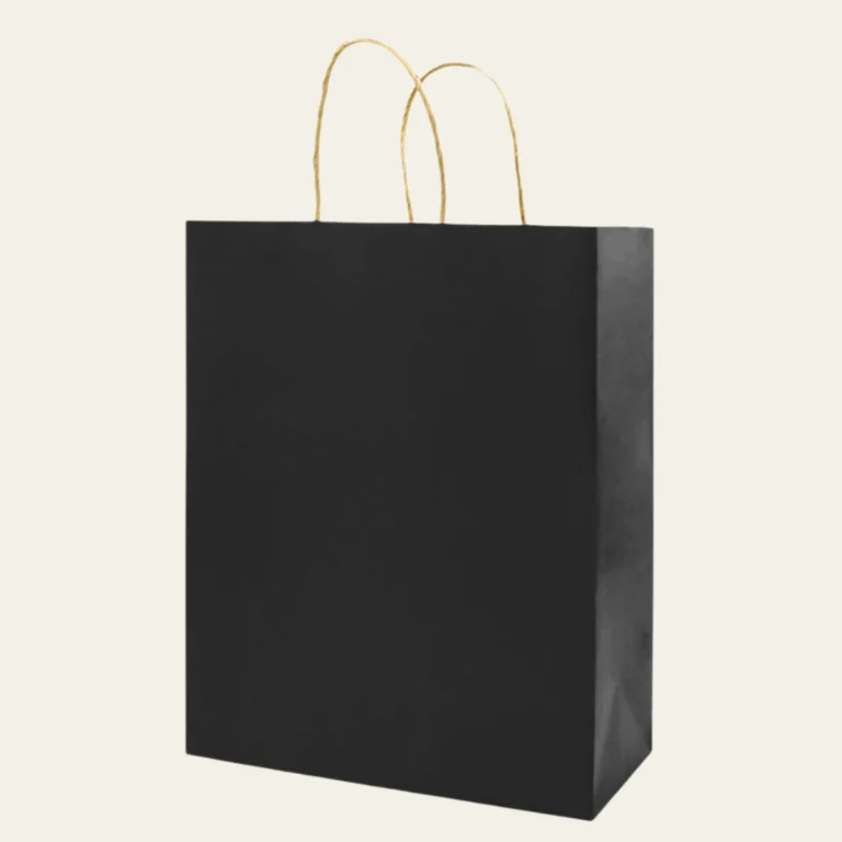 Black Paper Bags - Hot Custom Boxes