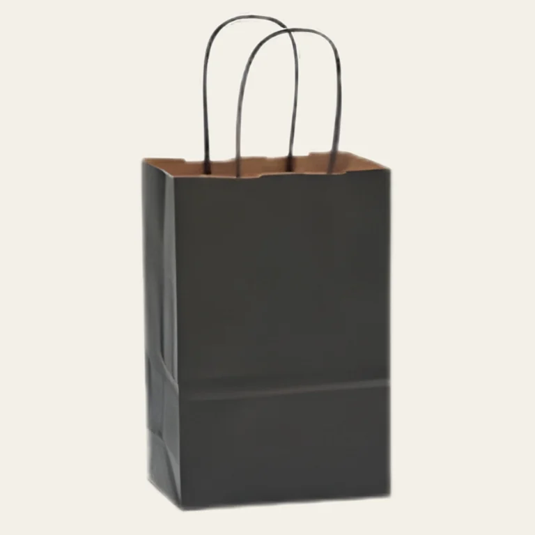 Black Paper Bags - Hot Custom Boxes