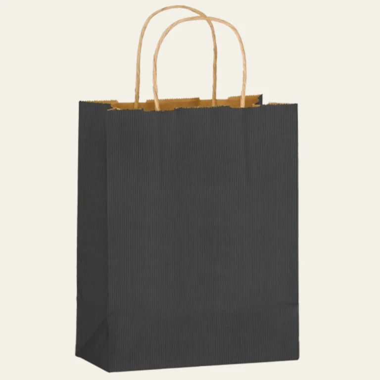 Black Paper Bags - Hot Custom Boxes