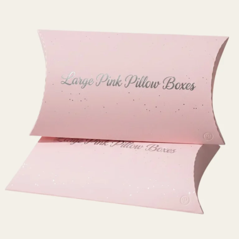 Large Pink Pillow Boxes - Hot Custom Boxes