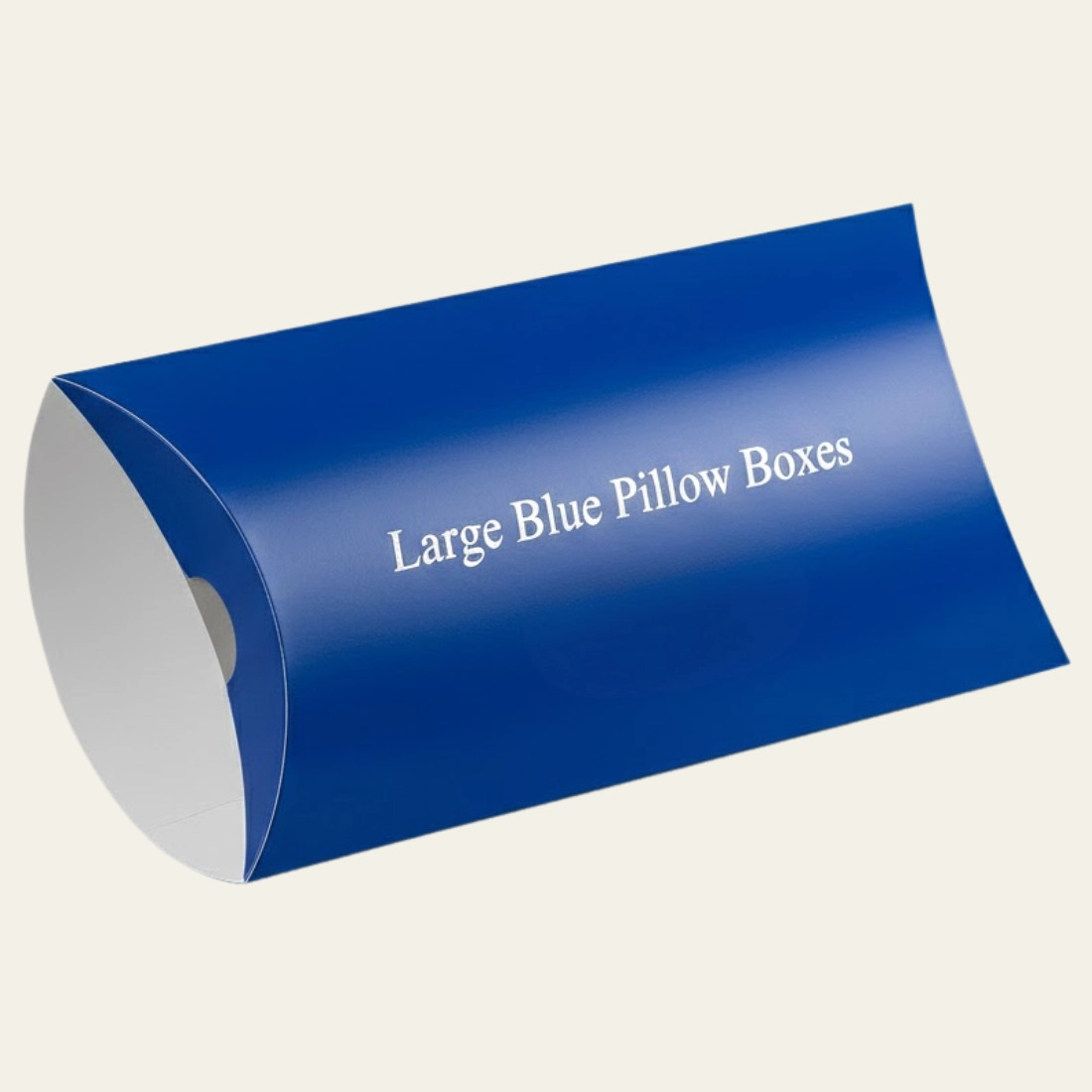Large Blue Pillow Boxes - Hot Custom Boxes
