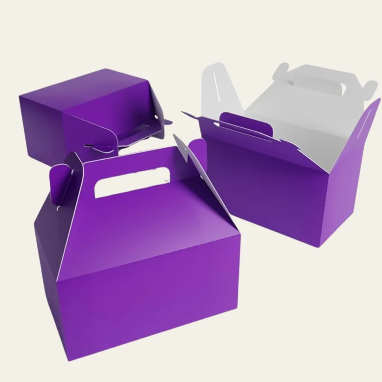 Purple Gable Boxes - Hot Custom Boxes
