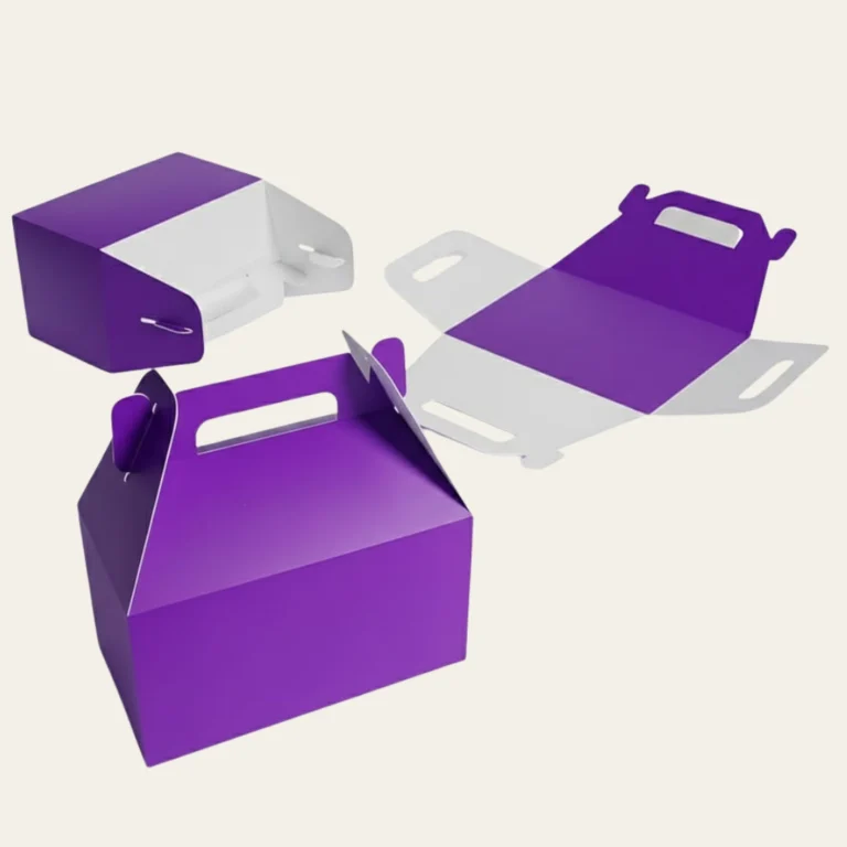 Purple Gable Boxes - Hot Custom Boxes
