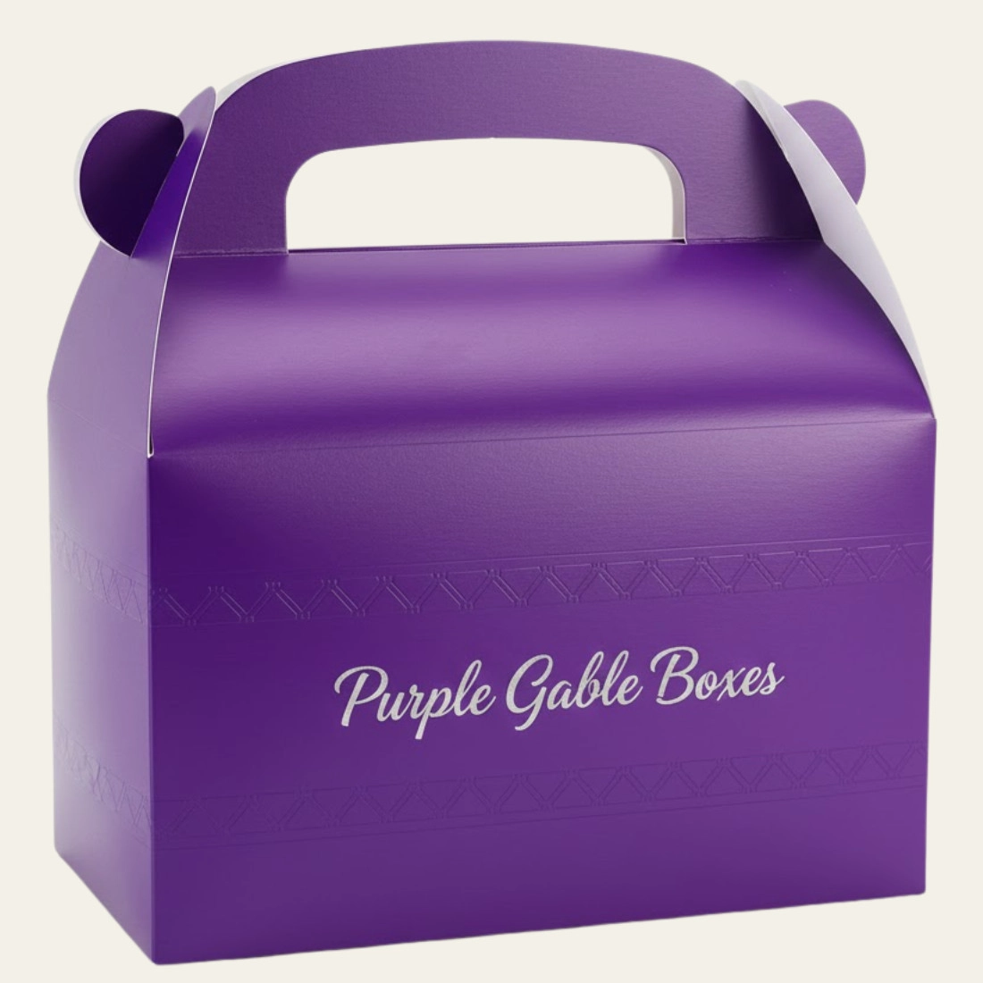 Purple Gable Boxes - Hot Custom Boxes