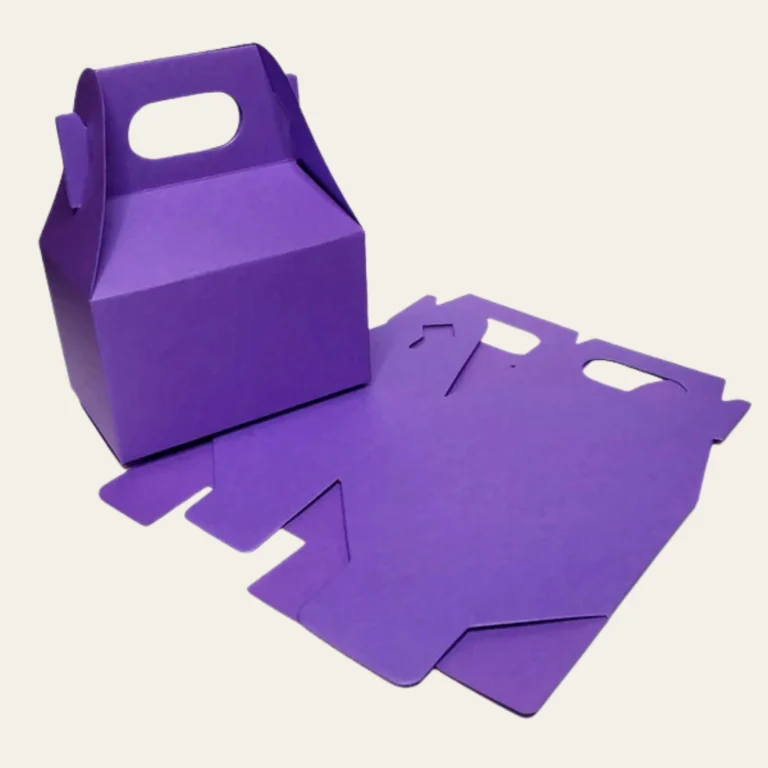 Purple Gable Boxes - Hot Custom Boxes