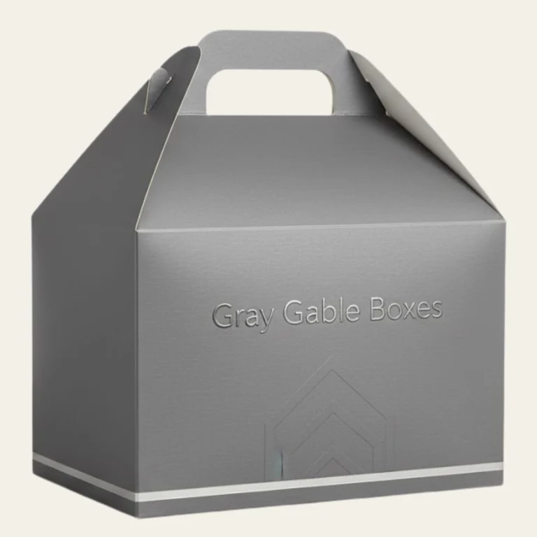 Gray Gable Boxes - Hot Custom Boxes