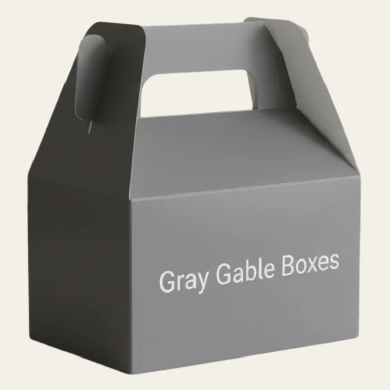 Gray Gable Boxes - Hot Custom Boxes