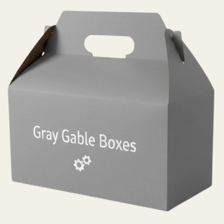 Gray Gable Boxes - Hot Custom Boxes
