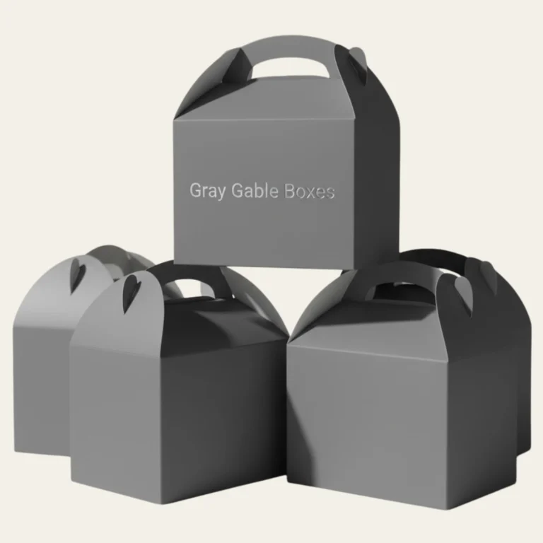 Gray Gable Boxes - Hot Custom Boxes