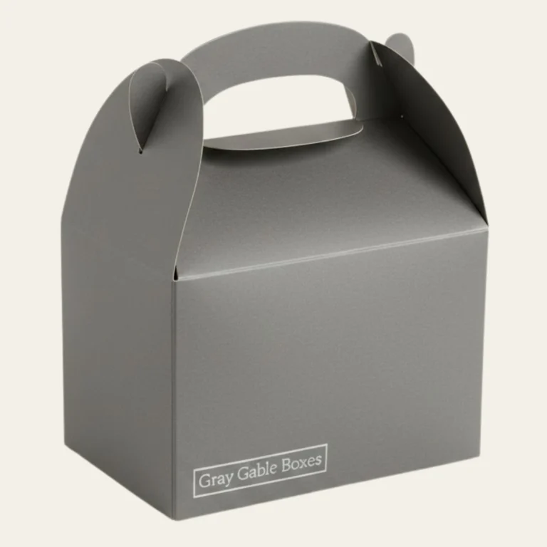 Gray Gable Boxes - Hot Custom Boxes