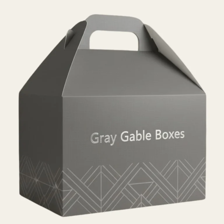 Gray Gable Boxes - Hot Custom Boxes