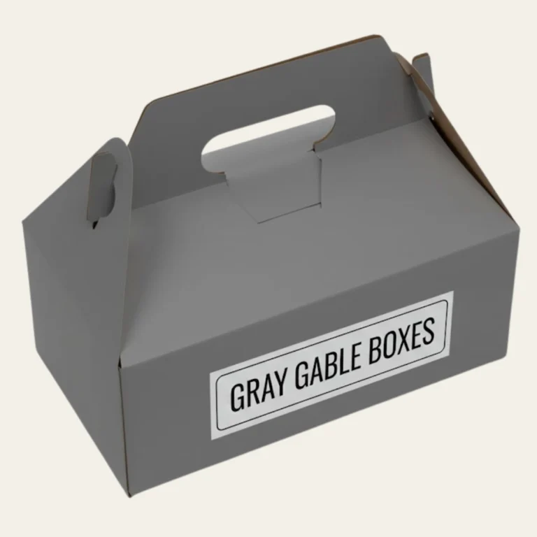 Gray Gable Boxes - Hot Custom Boxes