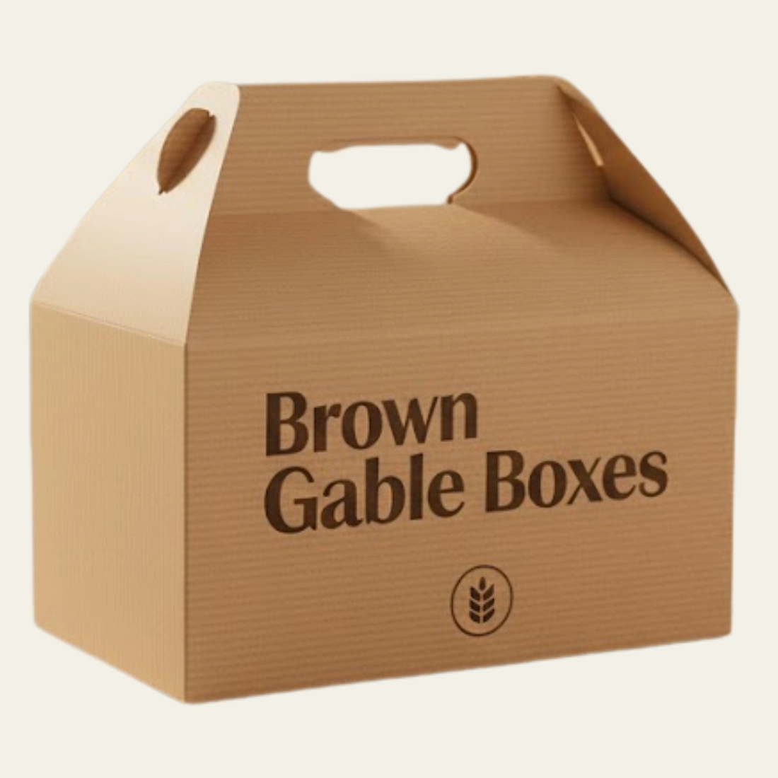 Brown Gable Boxes - Hot Custom Boxes