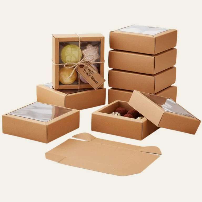 Kraft Treat Boxes - Hot Custom Boxes