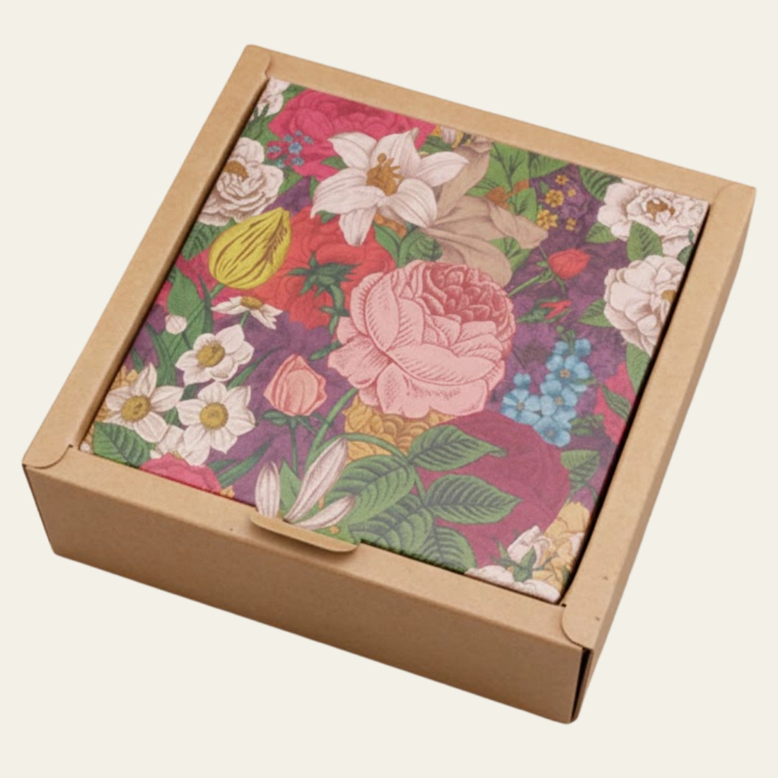 Kraft Flower Boxes - Hot Custom Boxes