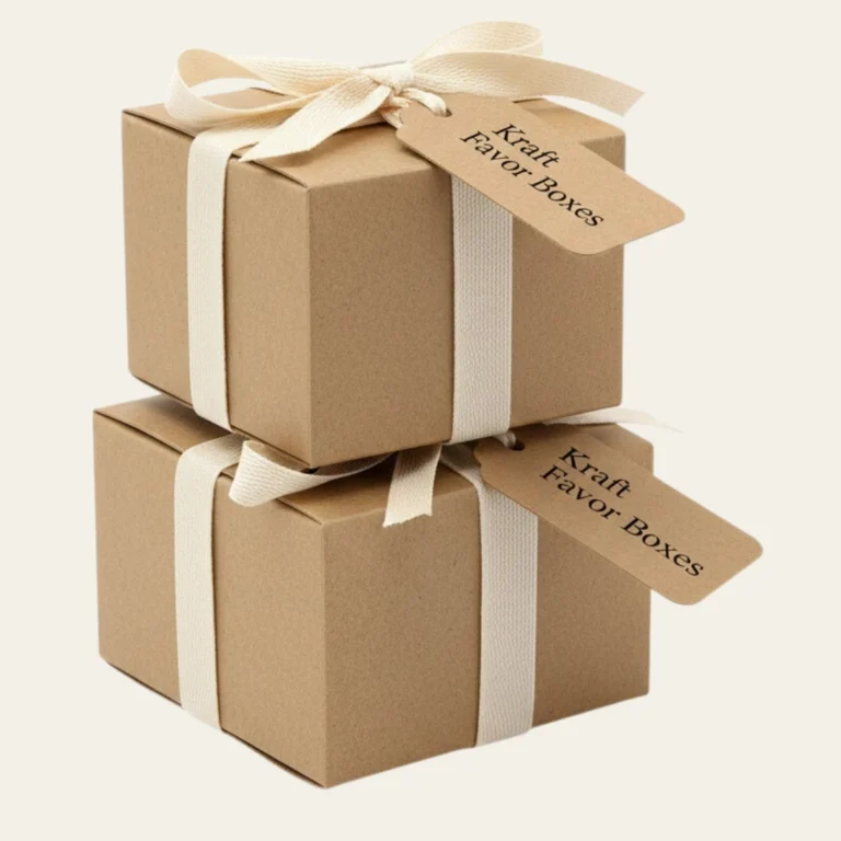 Kraft Favor Boxes - Hot Custom Boxes