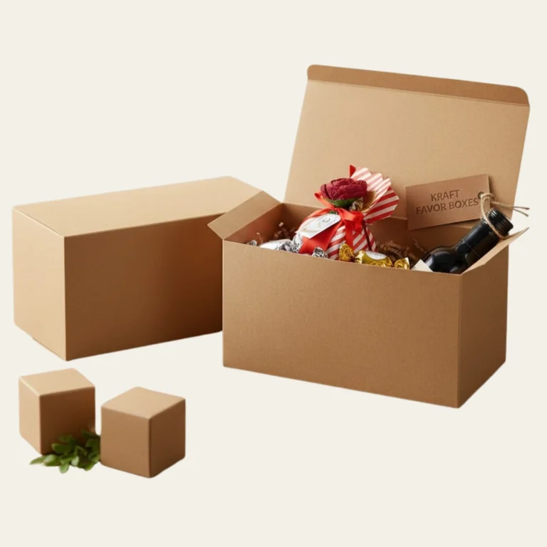 Kraft Favor Boxes - Hot Custom Boxes