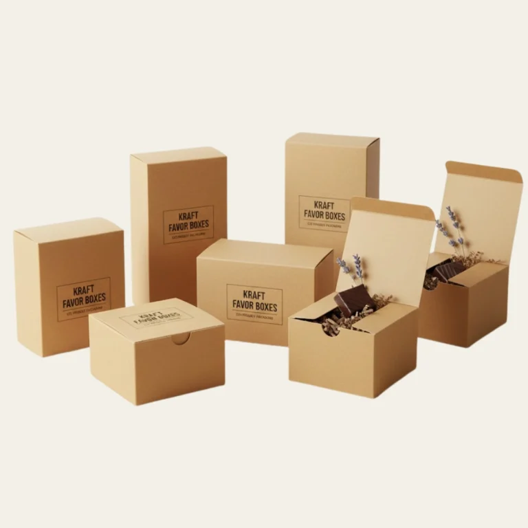 Kraft Favor Boxes - Hot Custom Boxes