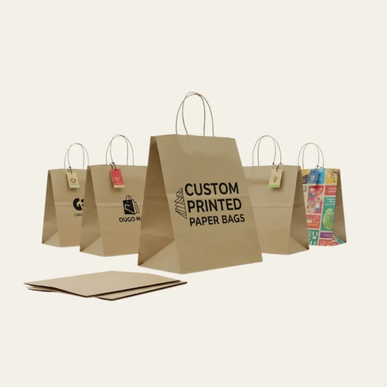 Custom Printed Paper Bags - Hot Custom Boxes
