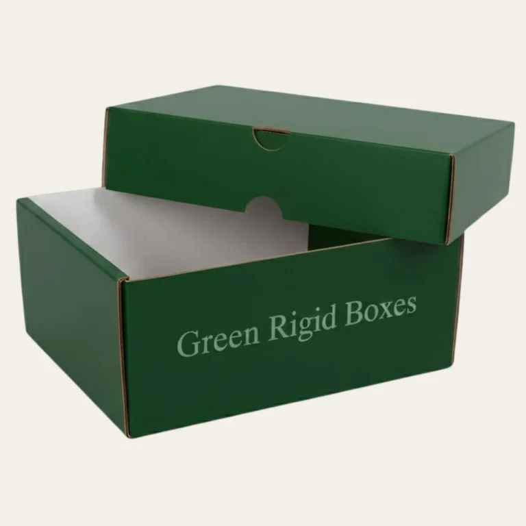 Green Rigid Boxes - Hot Custom Boxes