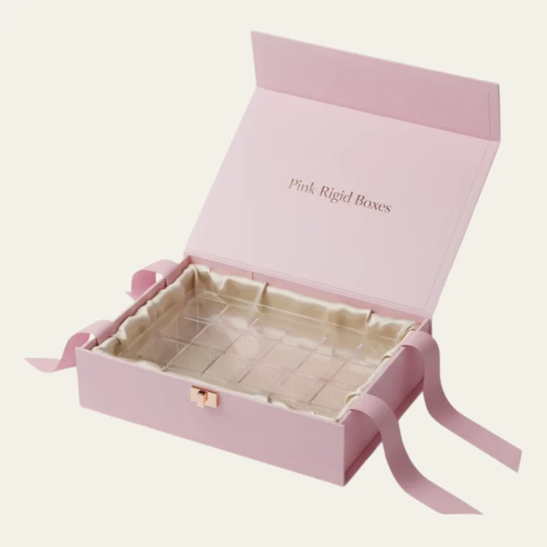 Pink Rigid Boxes - Hot Custom Boxes