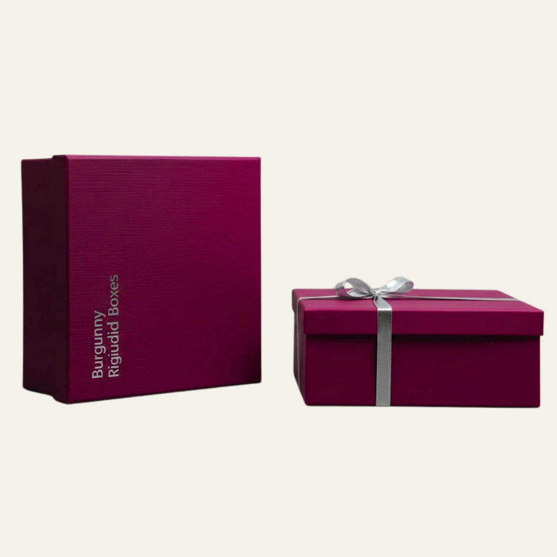 Burgundy Rigid Boxes - Hot Custom Boxes