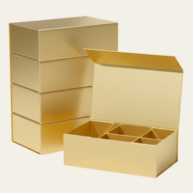 Gold Rigid Boxes - Hot Custom Boxes