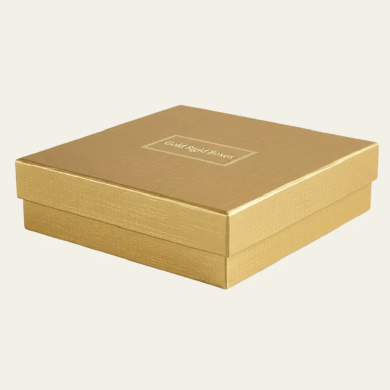 Gold Rigid Boxes - Hot Custom Boxes