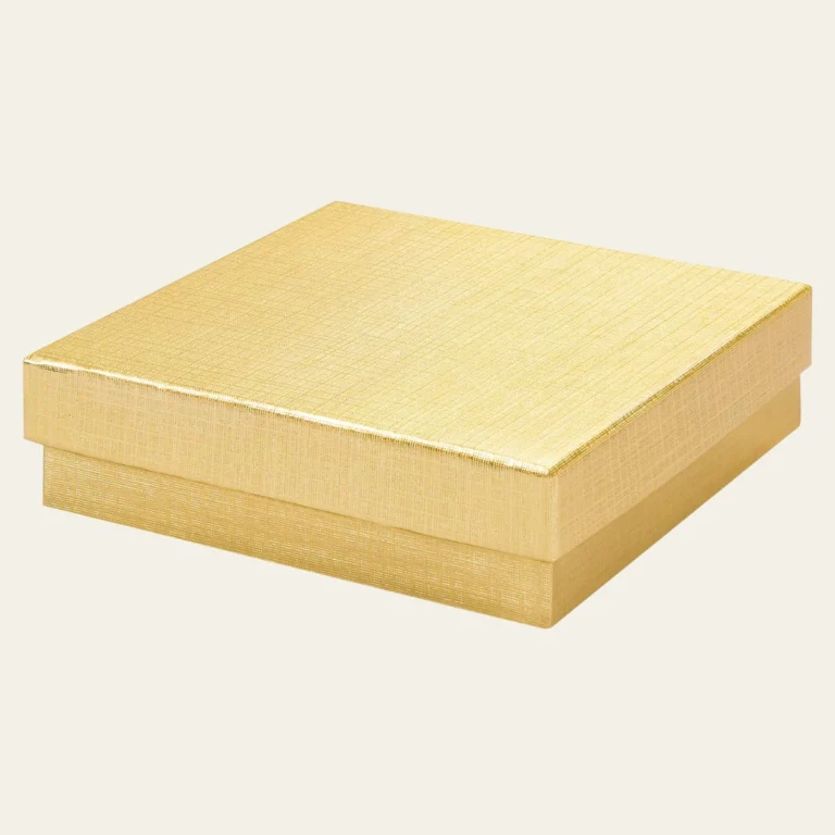 Gold Rigid Boxes - Hot Custom Boxes
