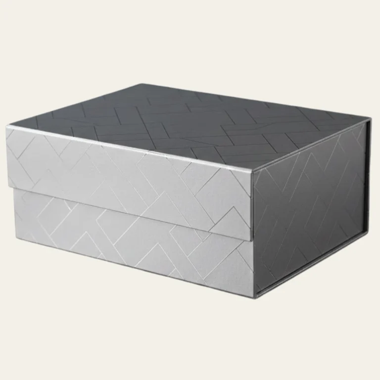Silver Rigid Boxes - Hot Custom Boxes
