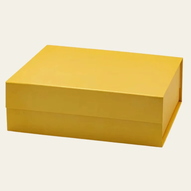Yellow Rigid Boxes - Hot Custom Boxes