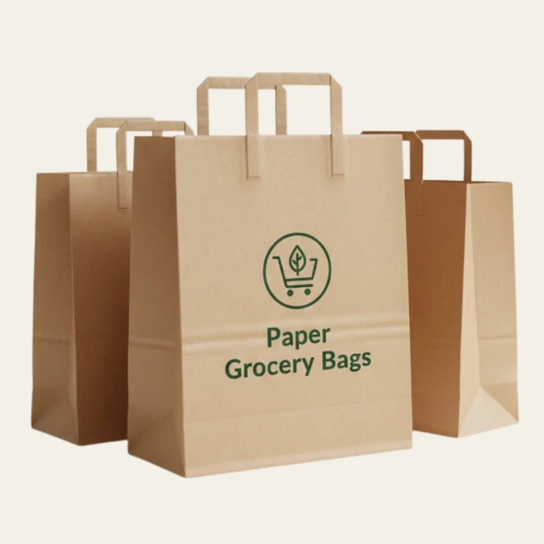 Paper Grocery Bags - Hot Custom Boxes