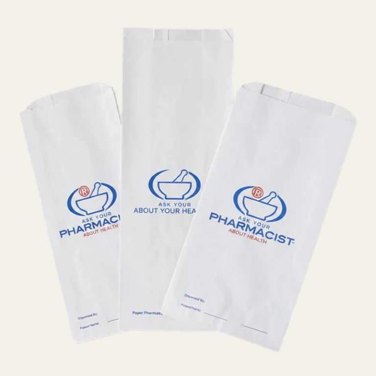 Paper Pharmacy Bags - Hot Custom Boxes