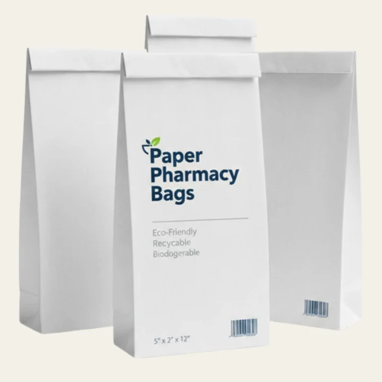 Paper Pharmacy Bags - Hot Custom Boxes