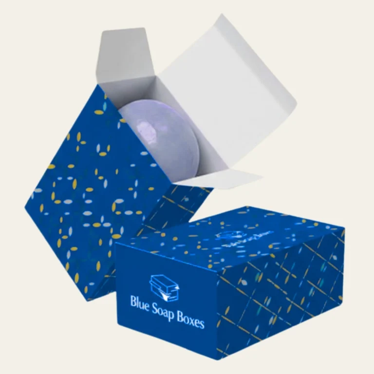 Blue Soap Boxes - Hot Custom Boxes