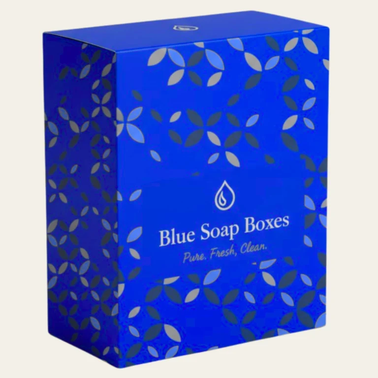 Blue Soap Boxes - Hot Custom Boxes