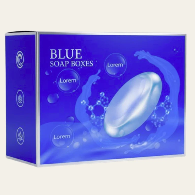 Blue Soap Boxes - Hot Custom Boxes