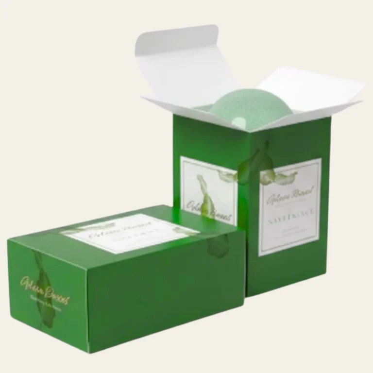 Green Soap Boxes - Hot Custom Boxes