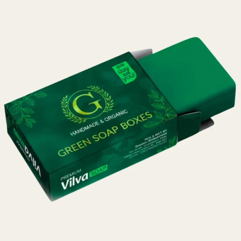 Green Soap Boxes - Hot Custom Boxes