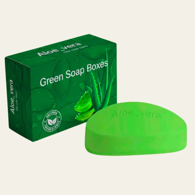 Green Soap Boxes - Hot Custom Boxes