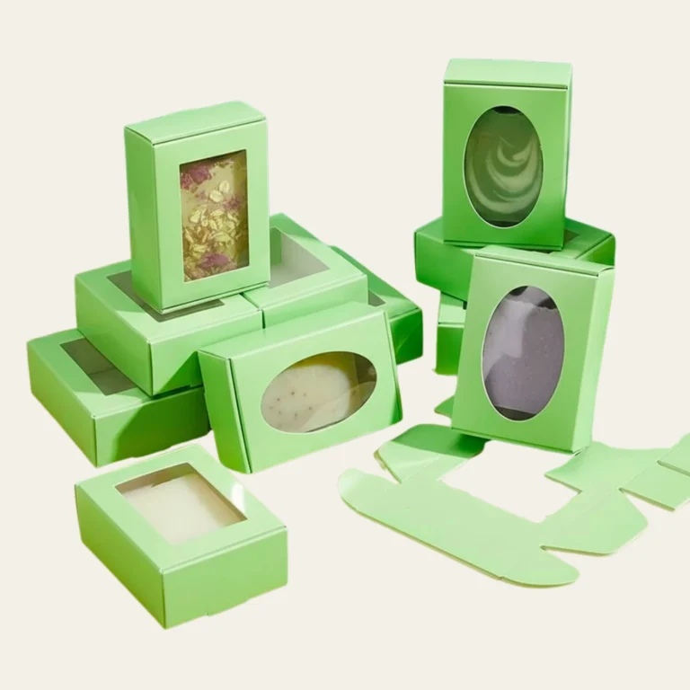 Green Soap Boxes - Hot Custom Boxes