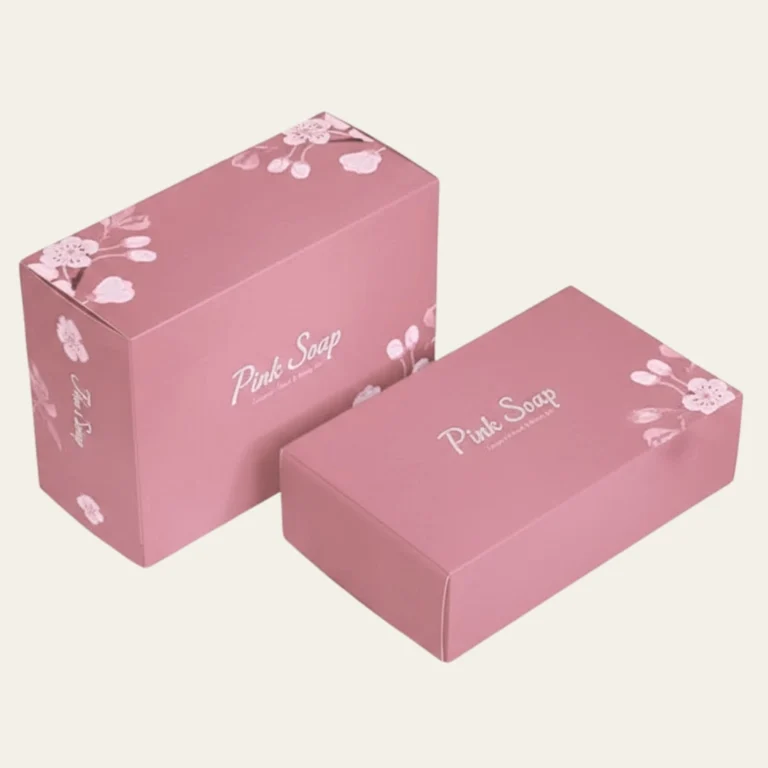 Pink Soap Boxes - Hot Custom Boxes