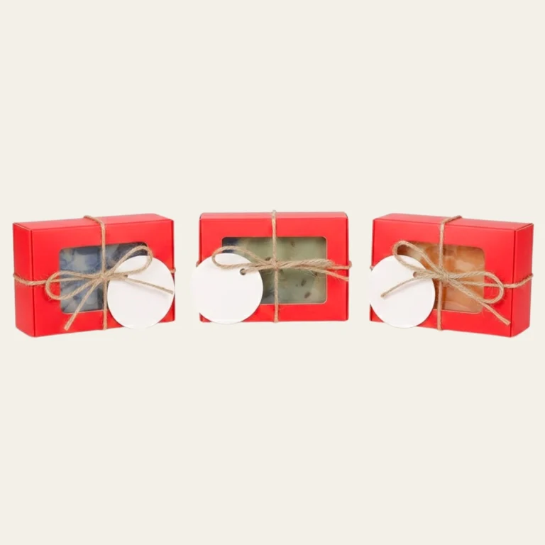Red Soap Boxes - Hot Custom Boxes