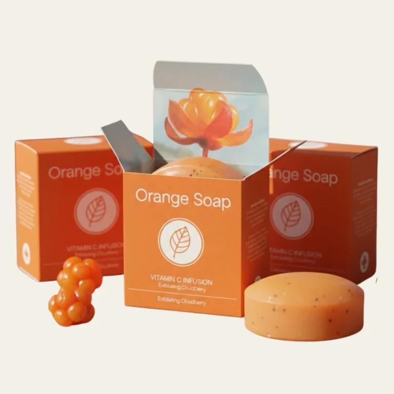 Orange Soap Boxes - Hot Custom Boxes